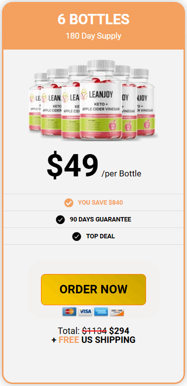 Buy LEANJOY Gummies 6 Bottle